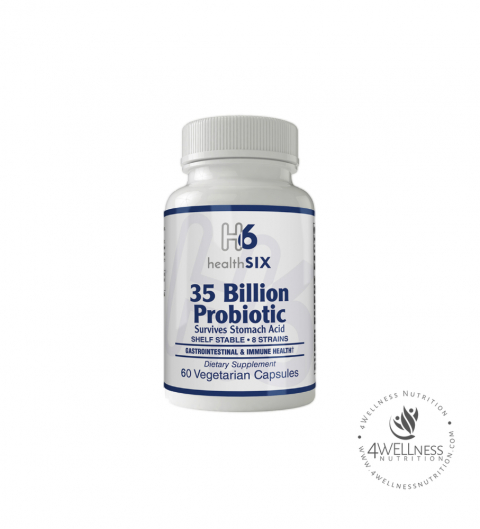 4wellness 35 Billion Probiotico health six