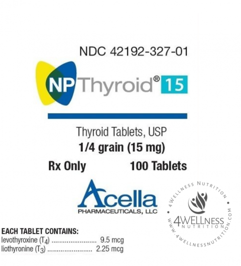 Np thyroid 4wellness Nature Throid 4wellness 15mg