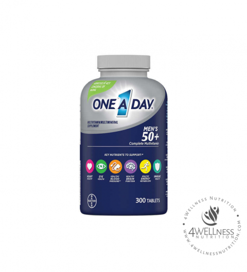One A Day Men's 50+ Healthy Advantage Multivitamin, 300 Tablets 4wellness